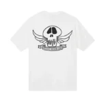 Stussy Skull Wings White T-Shirt Back