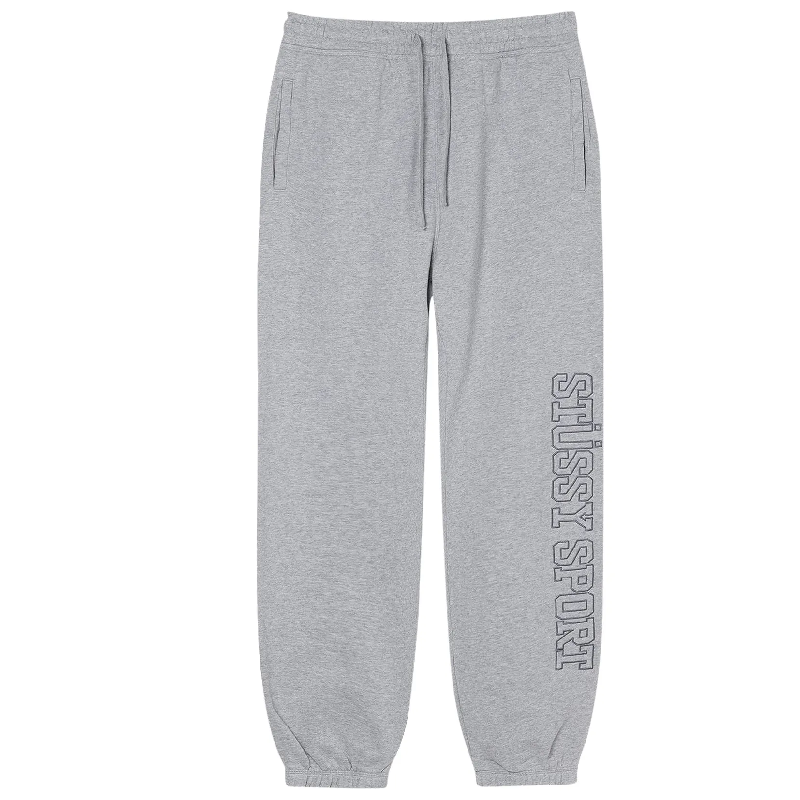 Stussy Sport Applique Grey Sweatpants