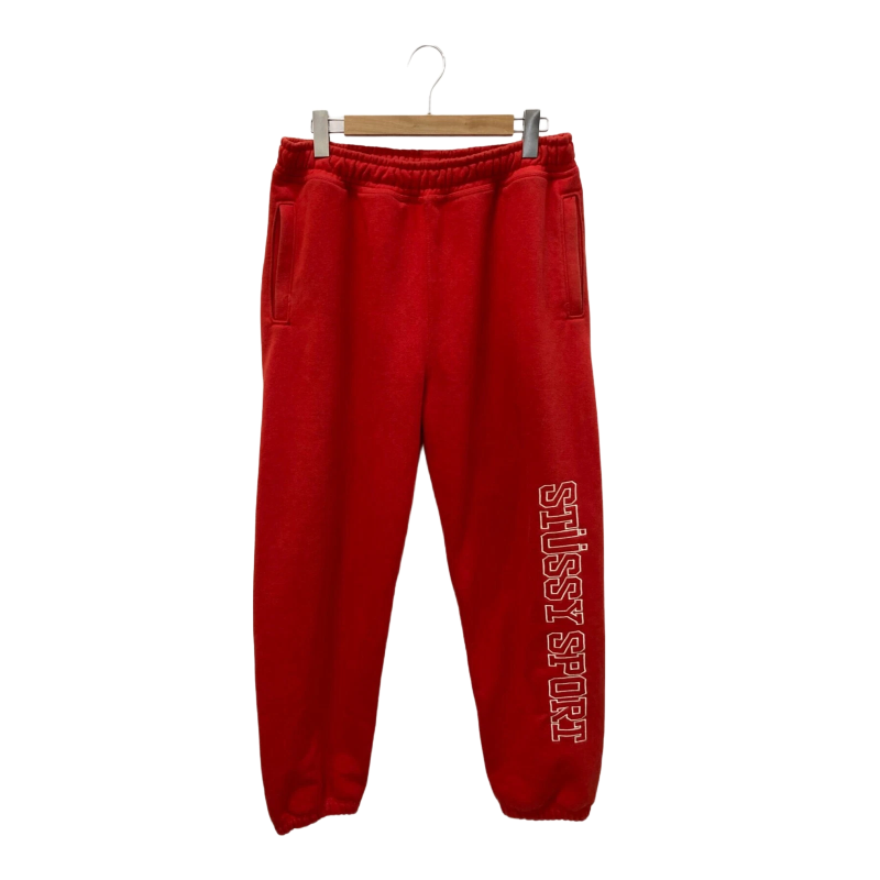 Stussy Sport Applique Red Sweatpants
