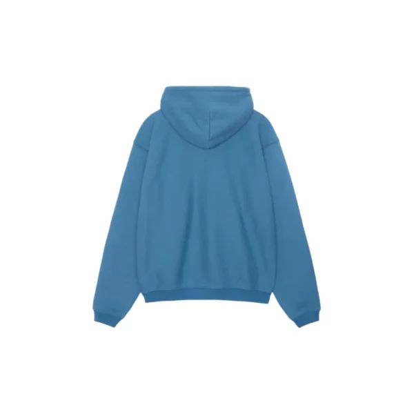 Stussy Sport Blue Zip Up Hoodie -back