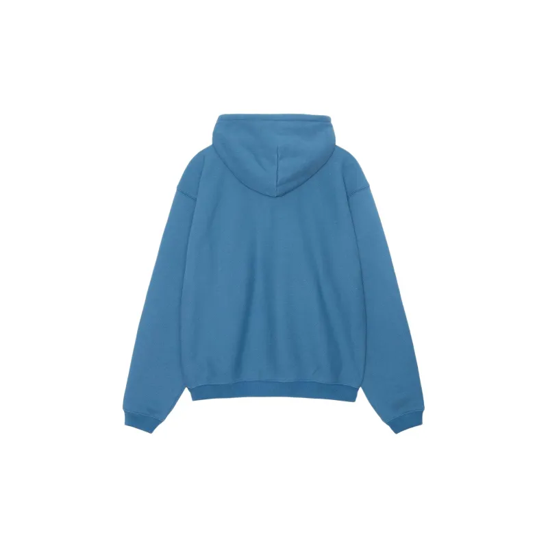 Stussy Sport Blue Zip Up Hoodie -back