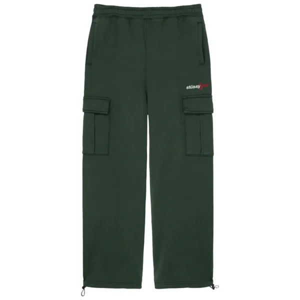 Stussy Sport Logo Cargo Green Pants