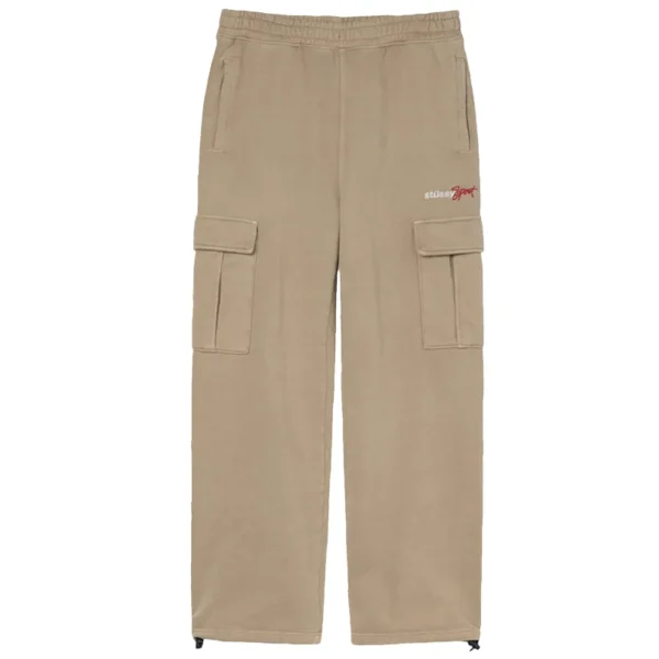 Stussy Sport Logo Cargo Khaki Pants