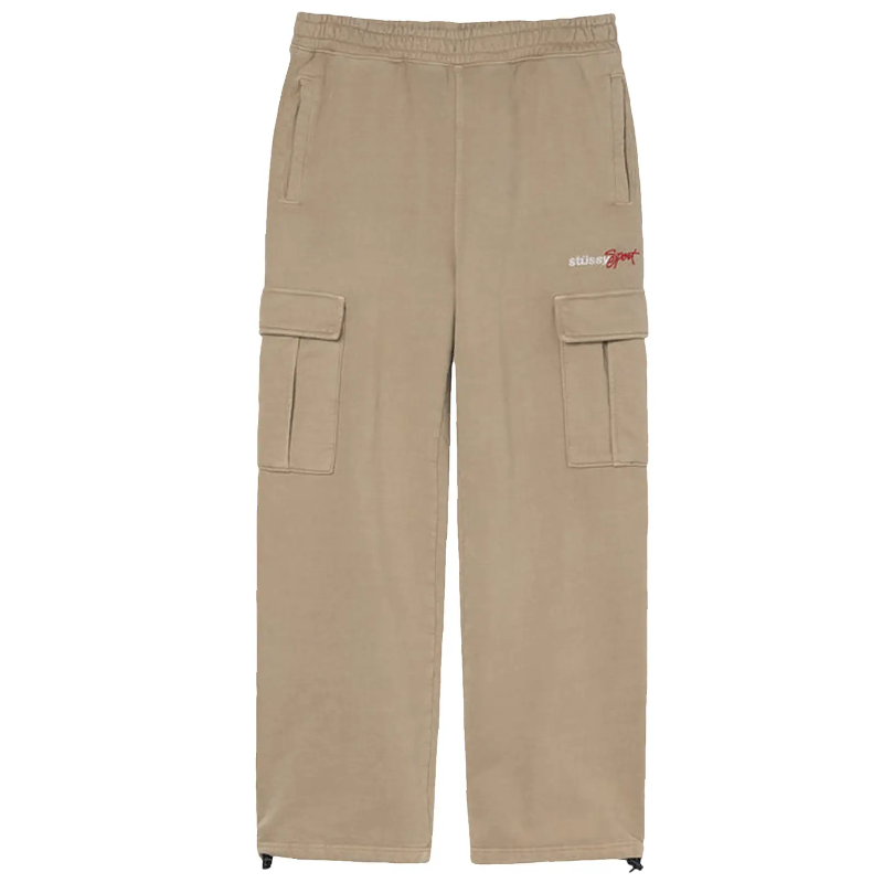 Stussy Sport Logo Cargo Khaki Pants