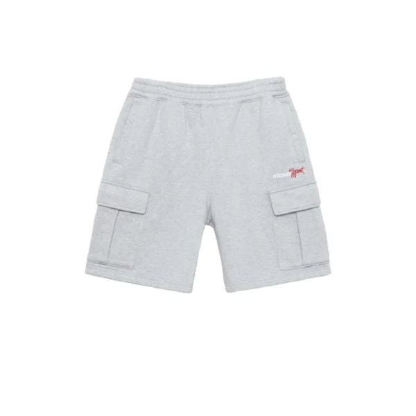 Stussy Sport Logo Grey Cargo Shorts