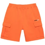 Stussy Sport Logo Orange Cargo Shorts