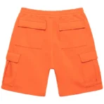 Stussy Sport Logo Orange Cargo Shorts-back