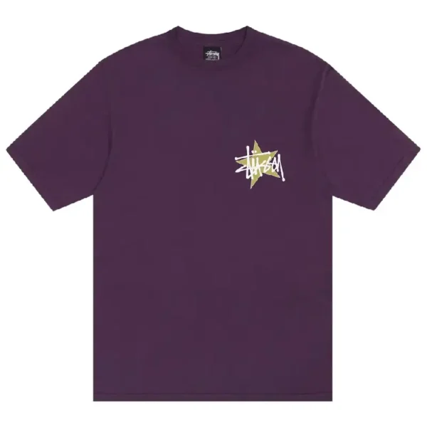 Stussy Star Purple T-Shirt
