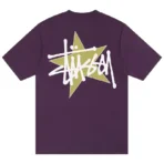 Stussy Star Purple T-Shirt Back