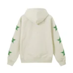 Stussy Stars Cream Zip Up Hoodie-back