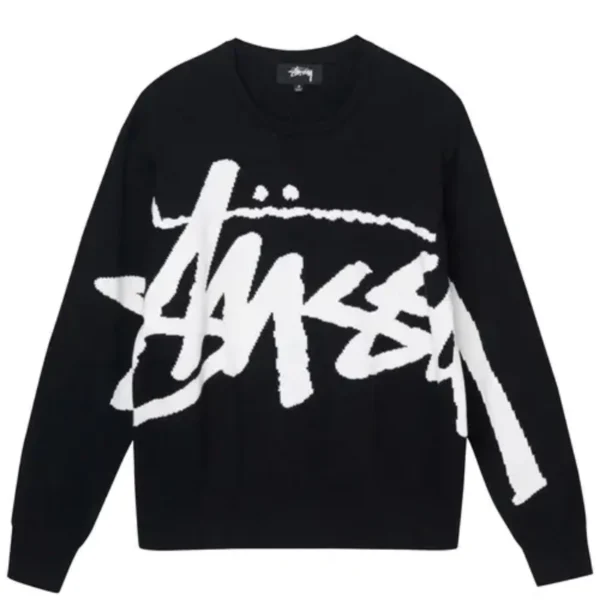Stussy Stock Black Sweaters