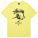 Stussy Stock Staker Yellow Tee