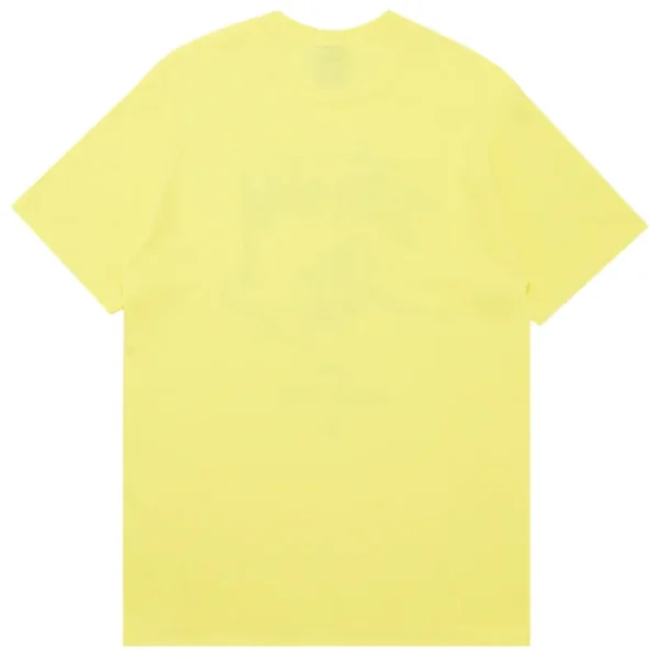 Stussy Stock Staker Yellow Tee Back