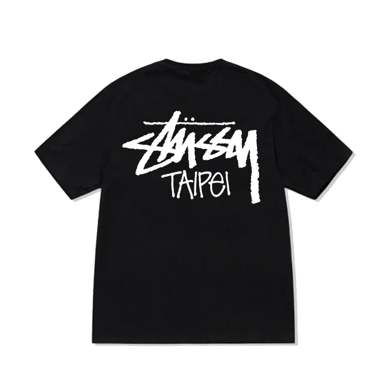 Stussy Stock Taipei Black Tee-back