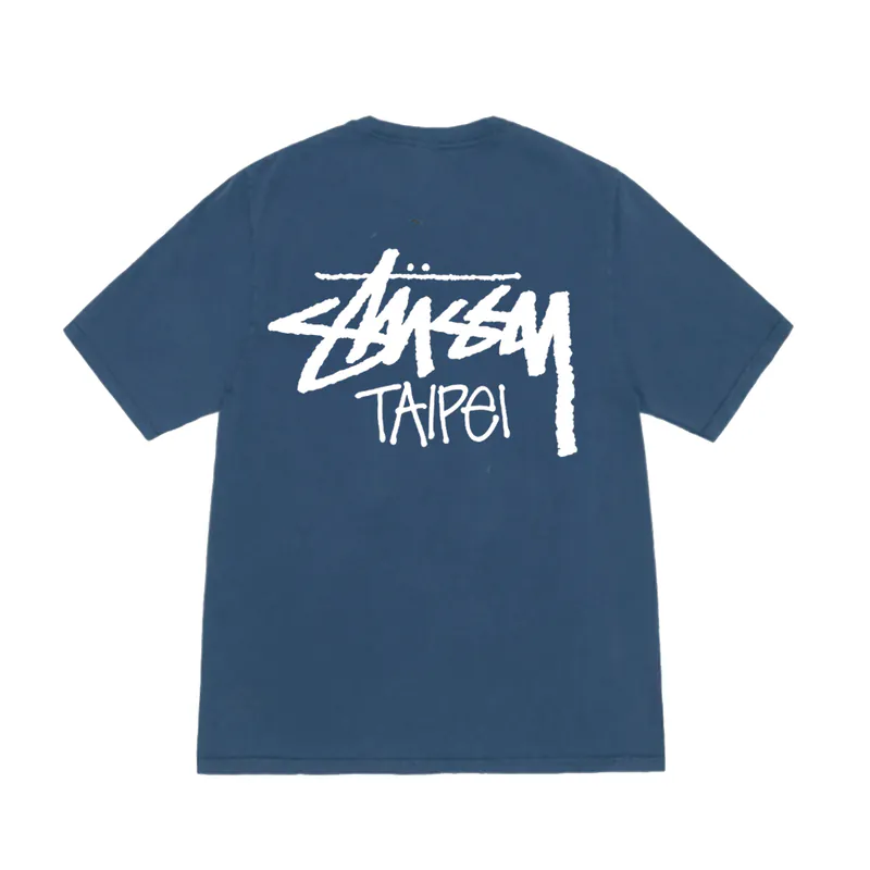 Stussy Stock Taipei Navy Tee-back