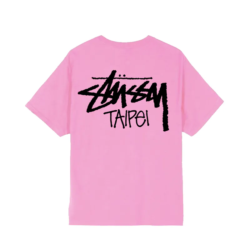 Stussy Stock Taipei Pink Tee-back