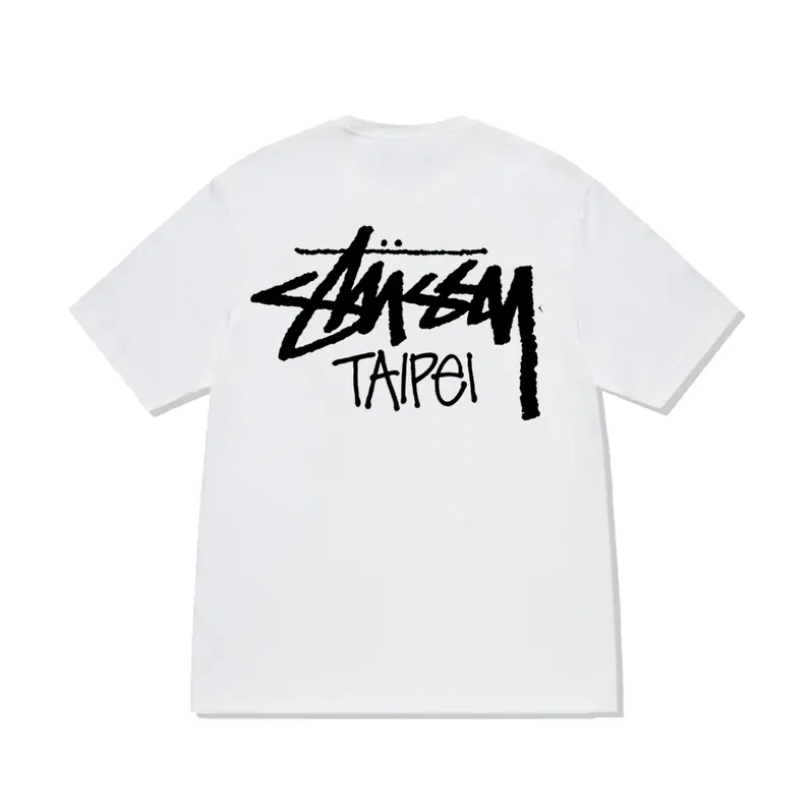 Stussy Stock Taipei White Tee-back