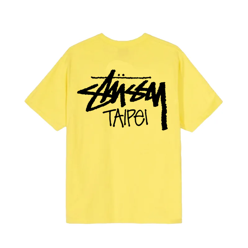 Stussy Stock Taipei Yellow Tee-back