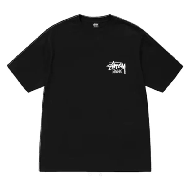 Stussy Stock Taiwan Black Tee