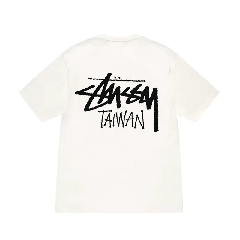 Stussy Stock Taiwan White Tee-back