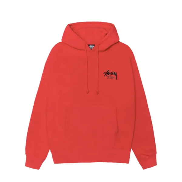 Stussy Stock Taiwan Red Hoodie