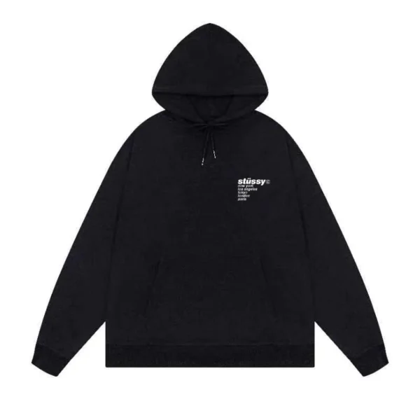 Stussy Strawberry Black Hoodie