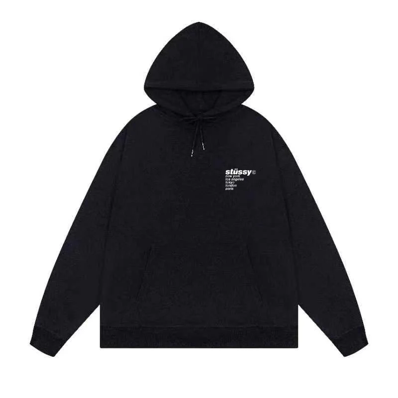 Stussy Strawberry Black Hoodie