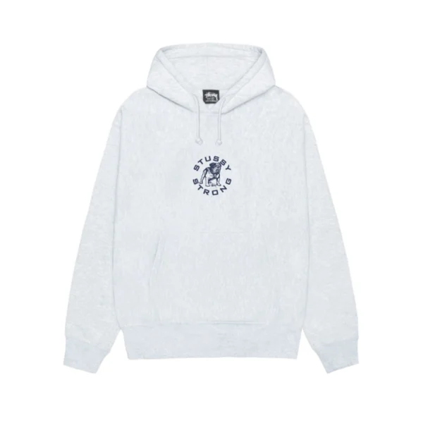 Stussy Strong Mac Ash Heather Hoodie