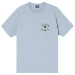 Stussy Surf Skate Skull Gray T-Shirt