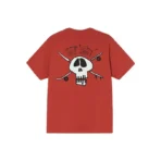 Stussy Surf Skate Skull Red T-Shirt Back