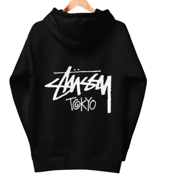 Stussy Tokyo Black Hoodie-back