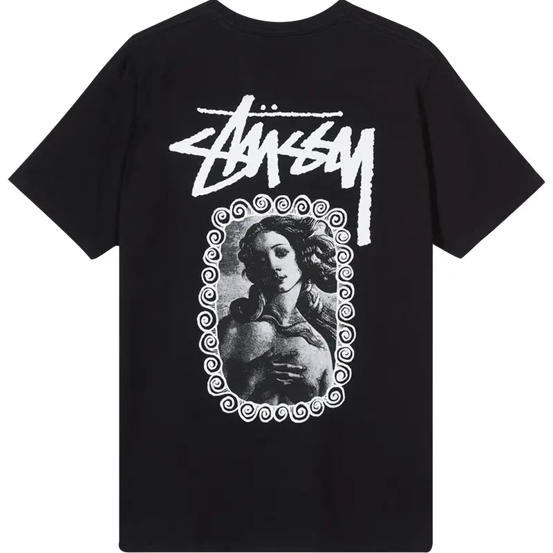 Stussy Venus Swirl Black T-Shirt Back