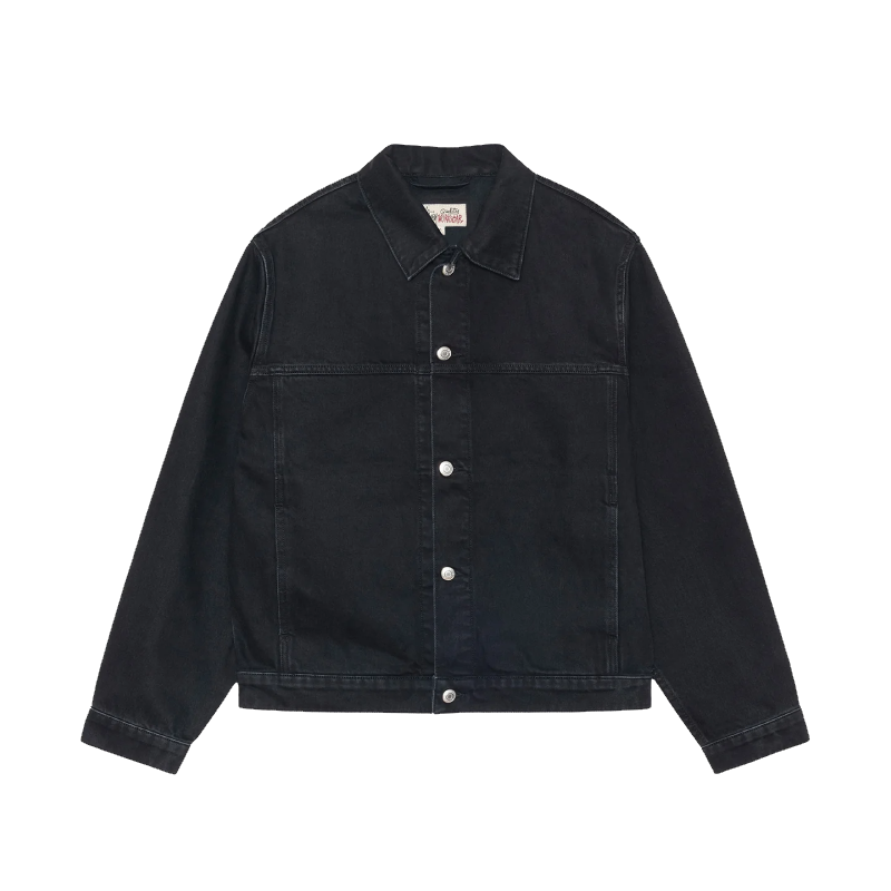 Stussy Vintage Denim Black Trucker Jacket