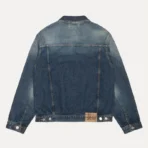 Stussy Vintage Denim Indigo Trucker Jacket-back