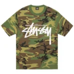 Stussy White Stock Camo Shirt