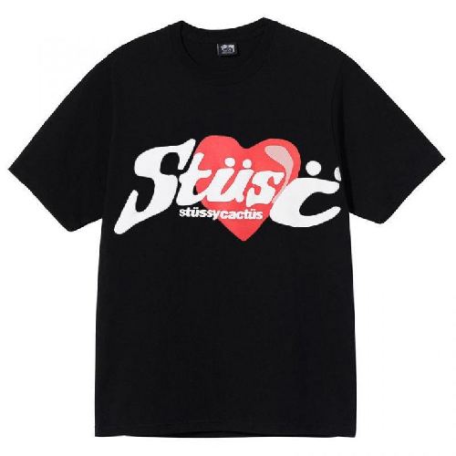 Stussy X CPFM Heart Black Shirt