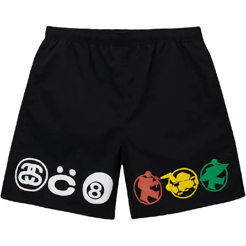 Stussy x CPFM Black Swim Shorts