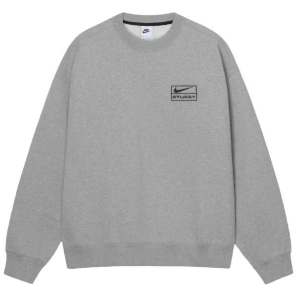 Stussy x Nike Fleece Dark Grey Sweater