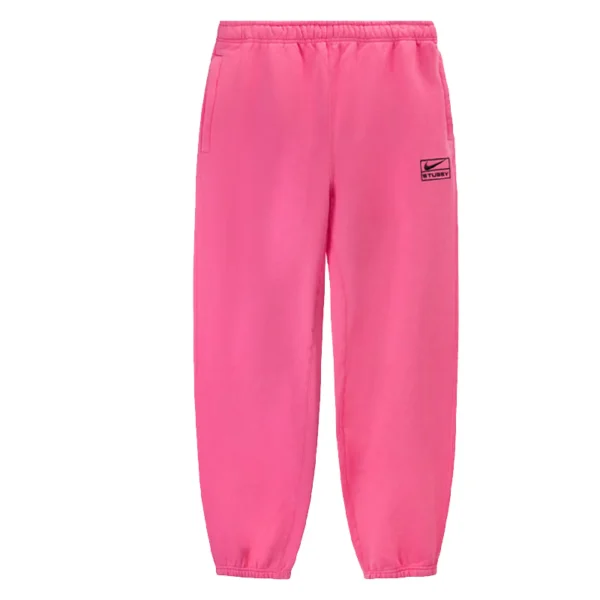 Stussy x Nike Pink Sweatpants