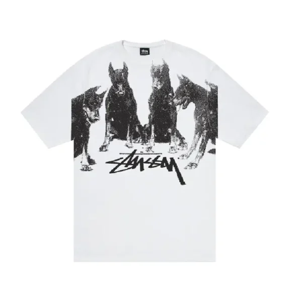 tussy Doberman White Shirt